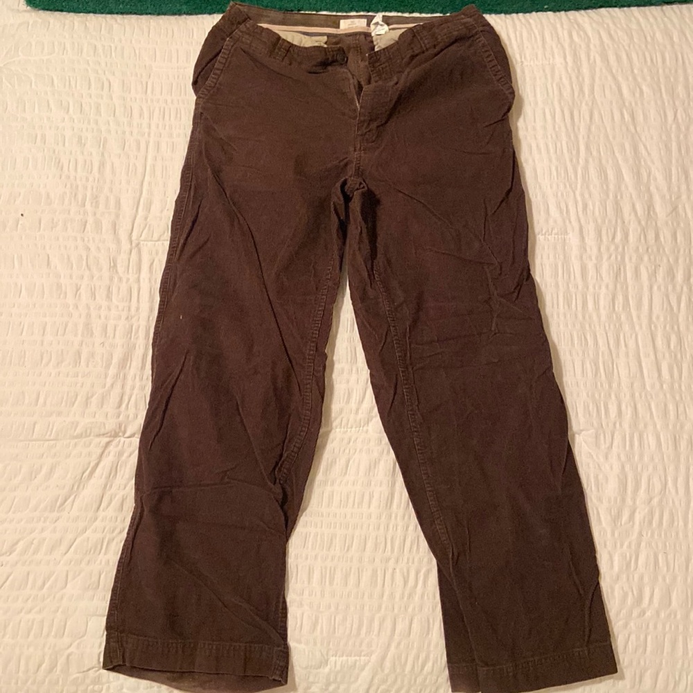 1990's Vintage Gap Loose fit Brown Corduroy Pants, 36x32